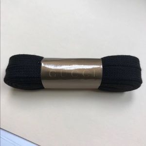 NWOT Authentic Gucci Shoe Lace Black
